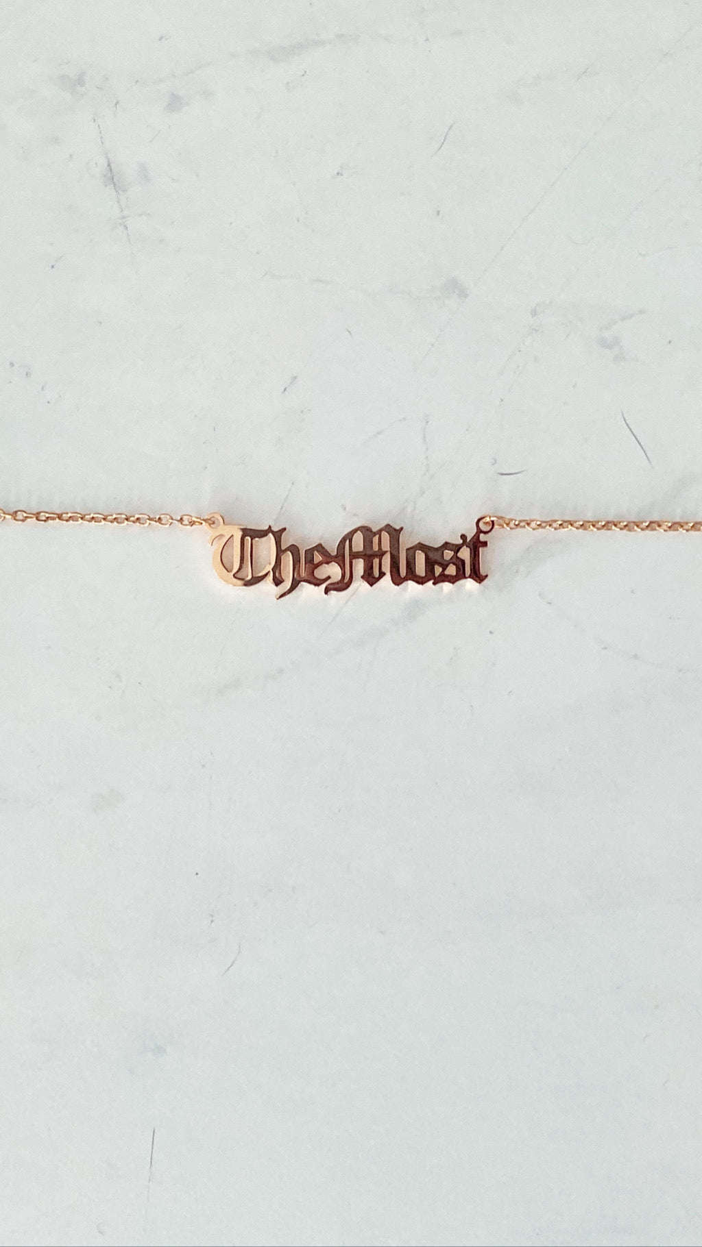 TheMost Nameplate Necklace